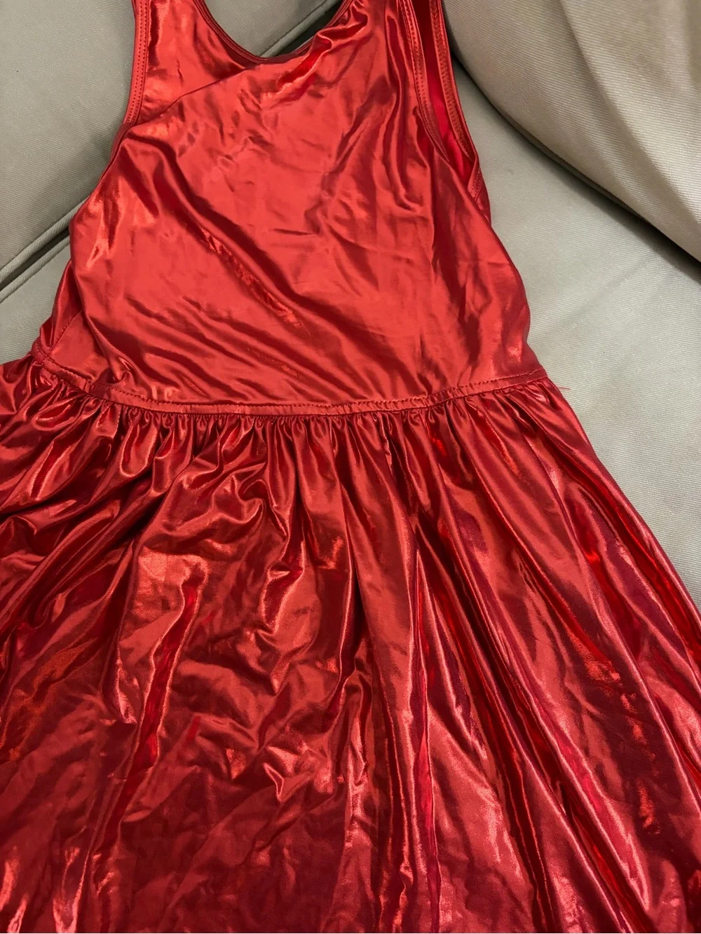 Pink Chicken Metallic Red Dress Girls Size 12Y Holiday Party
